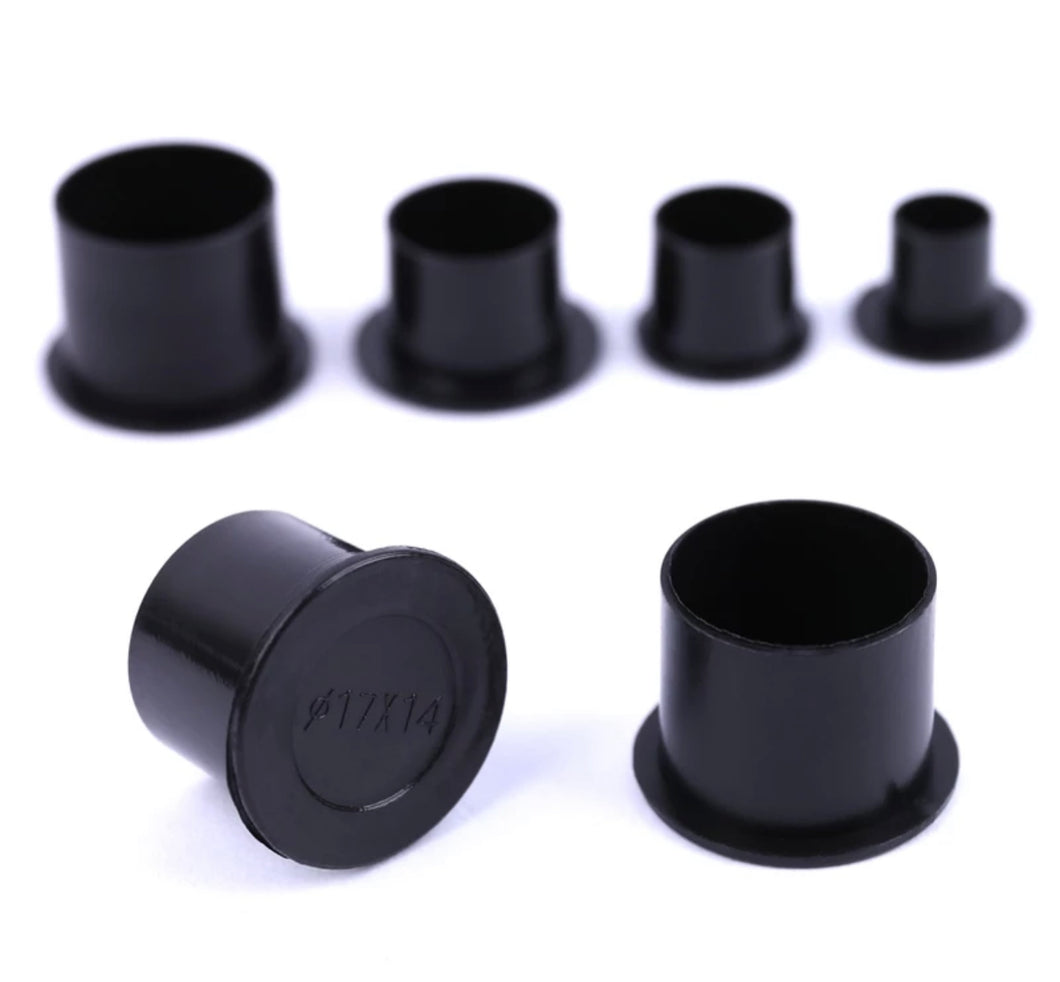 Small Black Flat Base Pigment Cups